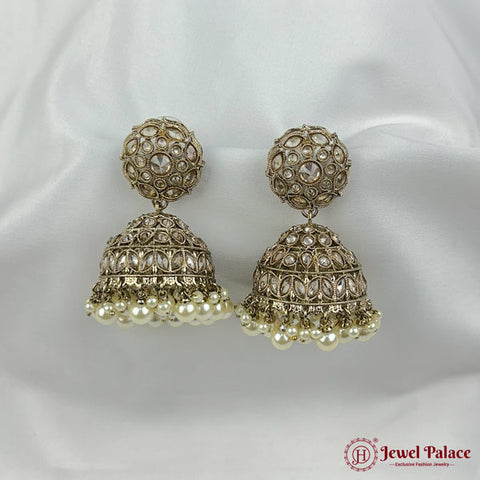 Heritage Sparkle Antique Designer Earrings JH7064
