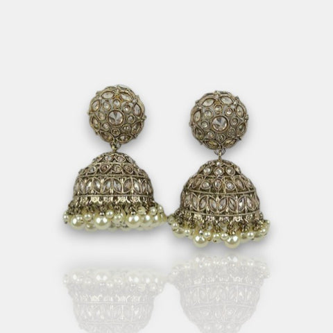 Heritage Sparkle Antique Designer Earrings JH7064