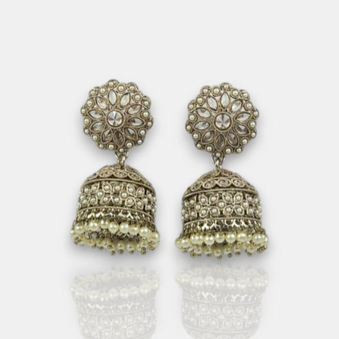 Heritage Sparkle Antique Designer Earrings JH7068
