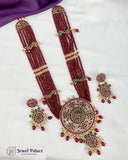 Royal Beaded Long Haram with Grand Pendant JH7126