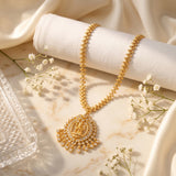 Micro Gold Plated Impon Attigai Necklace Jewellery  JH714