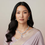 Sparkling AD Stone Premium Quality Necklace JH7155