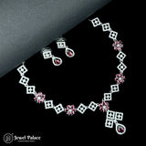 Sparkling AD Stone Premium Quality Necklace JH7155