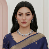 Sparkling AD Stone Premium Quality Necklace JH7156