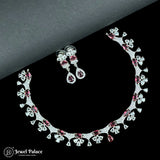 Sparkling AD Stone Premium Quality Necklace JH7159