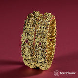 Beautiful Gold Plated High Quality Brass Premium Bangles JH7194 (Set of 2)