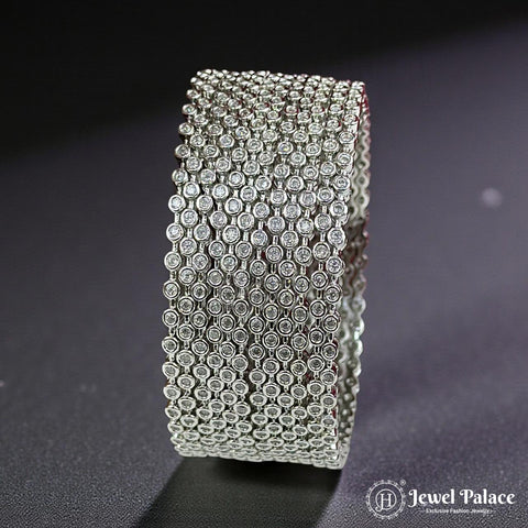 Premium American Diamond Bangles Set JH7212