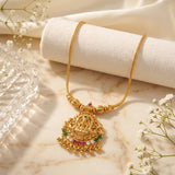 Micro Gold Plated Impon Attigai Necklace Jewellery  JH721