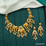 Premium Quality Gold Plated Kundan Necklace Set JH7228