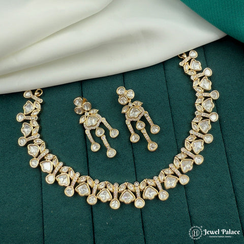 Designer Premium Kundan Necklace Set JH7236