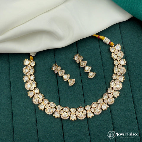 Designer Premium Kundan Necklace Set JH7238
