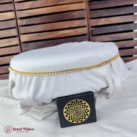 Antique Gold Plated Hip Chain for Women Traditional Waist Belt JH7242