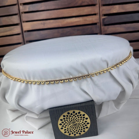 Antique Gold Plated Hip Chain for Women Traditional Waist Belt JH7243