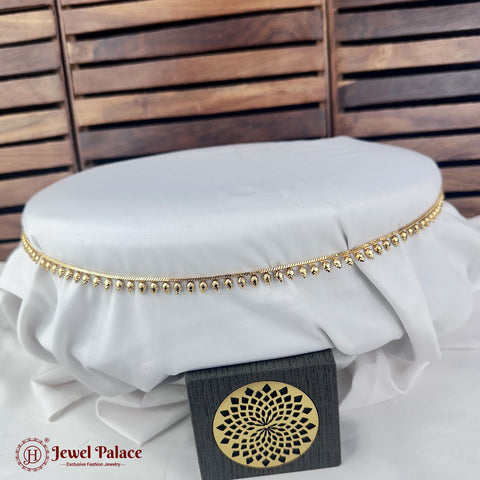 Antique Gold Plated Hip Chain for Women Traditional Waist Belt JH7244