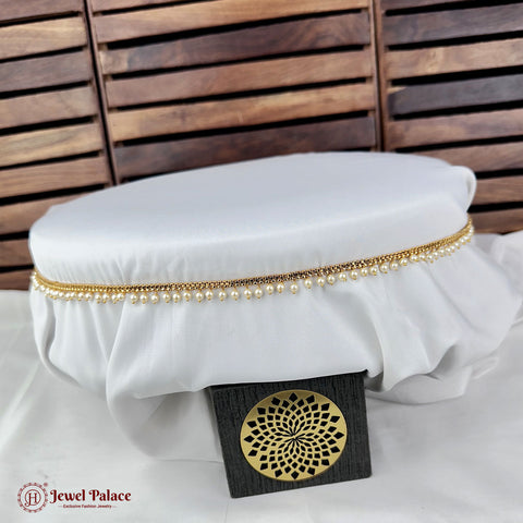 Antique Gold Plated Hip Chain for Women Traditional Waist Belt JH7249