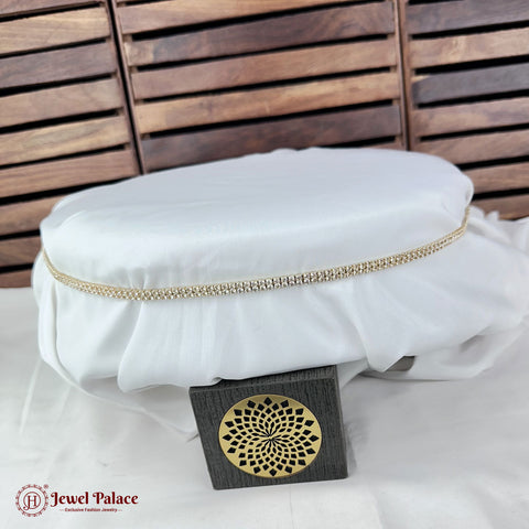 Antique Gold Plated Hip Chain for Women Traditional Waist Belt JH7259