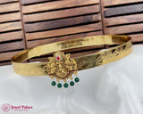 Beautiful Gold Plated Temple Design Vaddanam Hip Belt For Saree JH7347