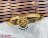 Beautiful Gold Plated Temple Design Vaddanam Hip Belt For Saree JH7348