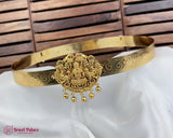 Beautiful Gold Plated Temple Design Vaddanam Hip Belt For Saree JH7349