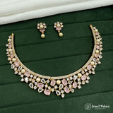 Exclusive Premium Quality AD Stone Premium Necklace Set JH7361