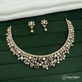 Exclusive Premium Quality AD Stone Premium Necklace Set JH7361