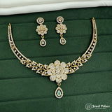 Elegant Floral AD Necklace for Every Grand Occasion JH7362