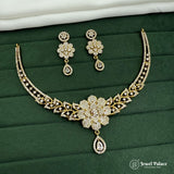 Elegant Floral AD Necklace for Every Grand Occasion JH7362
