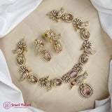 Elegant Premium Quality AD Stone Designer Necklace JH7368