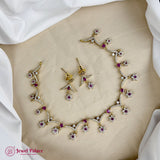 Elegant Premium Quality AD Stone Designer Necklace JH7371