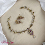 Elegant Premium Quality AD Stone Designer Necklace JH7372