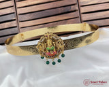 Classic Lakshmi Nakash Hip Belt Antique Gold Temple Vaddanam JH7382