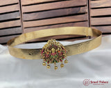 Classic Lakshmi Nakash Hip Belt Antique Gold Temple Vaddanam JH7384