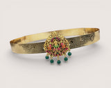 Classic Lakshmi Nakash Hip Belt Antique Gold Temple Vaddanam JH7388