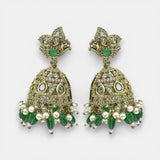 Elegant Victorian Pearl Drop Jhumkas JH7390