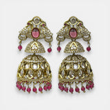 Elegant Victorian Pearl Drop Jhumkas JH7391