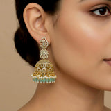 Elegant Victorian Pearl Drop Jhumkas JH7392