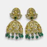 Elegant Victorian Pearl Drop Jhumkas JH7393