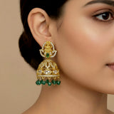 Elegant Victorian Pearl Drop Jhumkas JH7393