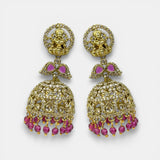 Elegant Victorian Pearl Drop Jhumkas JH7394