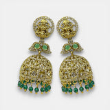 Elegant Victorian Pearl Drop Jhumkas JH7394