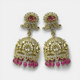 Elegant Victorian Pearl Drop Jhumkas JH7395