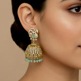 Elegant Victorian Pearl Drop Jhumkas JH7396