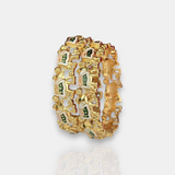 Traditional Antique Gold Temple Design Bangles JH7412