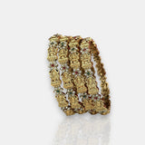 Traditional Antique Gold Temple Design Bangles JH7427
