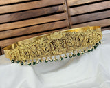 Divine Lakshmi Temple Hip Belt Antique Gold Bridal Vaddanam JH7431