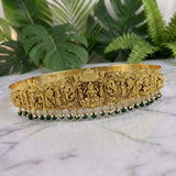 Divine Lakshmi Temple Hip Belt Antique Gold Bridal Vaddanam JH7431
