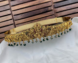 Divine Lakshmi Temple Hip Belt Antique Gold Bridal Vaddanam JH7433