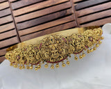 Divine Lakshmi Temple Hip Belt Antique Gold Bridal Vaddanam JH7435