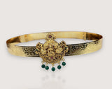 Classic Lakshmi Nakash Hip Belt Antique Gold Temple Vaddanam JH7446