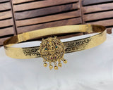 Classic Lakshmi Nakash Hip Belt Antique Gold Temple Vaddanam JH7452